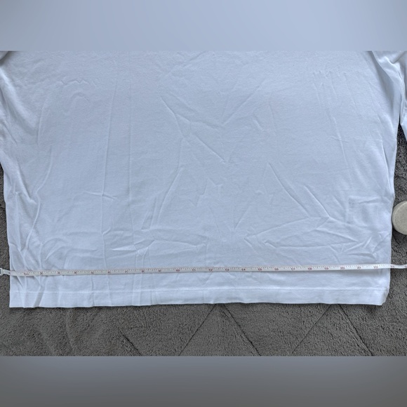 MONCLER Ombré Logo Long Sleeve Graphic Tee - Picture 13 of 13